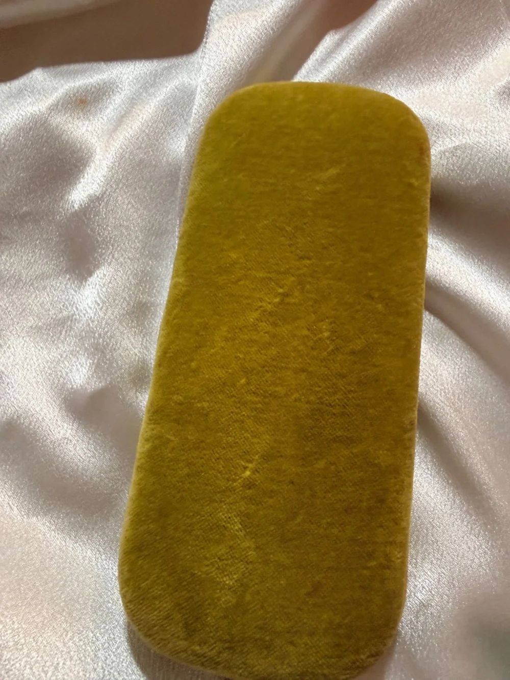 Gucci Yellow Velvet Sunglasses Eyeglasses Case Only